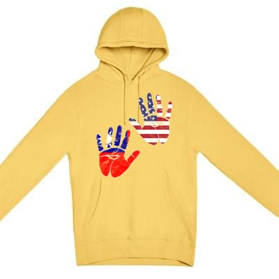 Taiwan Taiwanese Flag Proud America Hands Dna Mix Breed Meaningful Gift Premium Pullover Hoodie