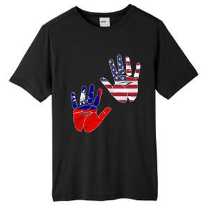 Taiwan Taiwanese Flag Proud America Hands Dna Mix Breed Meaningful Gift Tall Fusion ChromaSoft Performance T-Shirt