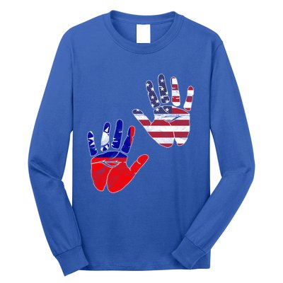 Taiwan Taiwanese Flag Proud America Hands Dna Mix Breed Meaningful Gift Long Sleeve Shirt