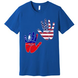 Taiwan Taiwanese Flag Proud America Hands Dna Mix Breed Meaningful Gift Premium T-Shirt