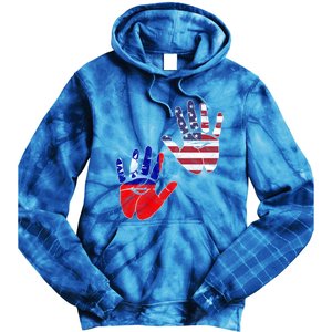 Taiwan Taiwanese Flag Proud America Hands Dna Mix Breed Meaningful Gift Tie Dye Hoodie