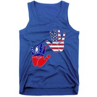 Taiwan Taiwanese Flag Proud America Hands Dna Mix Breed Meaningful Gift Tank Top