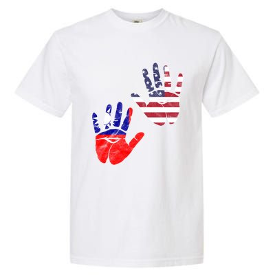 Taiwan Taiwanese Flag Proud America Hands Dna Mix Breed Meaningful Gift Garment-Dyed Heavyweight T-Shirt