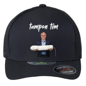 Tampon Tim Funny Tim Walz Joke Flexfit Unipanel Trucker Cap