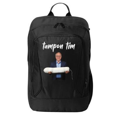 Tampon Tim Funny Tim Walz Joke City Backpack