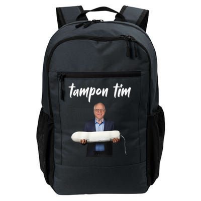 Tampon Tim Funny Tim Walz Joke Daily Commute Backpack