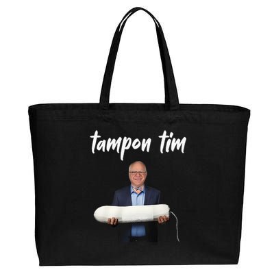 Tampon Tim Funny Tim Walz Joke Cotton Canvas Jumbo Tote