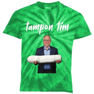 Tampon Tim Funny Tim Walz Joke Kids Tie-Dye T-Shirt