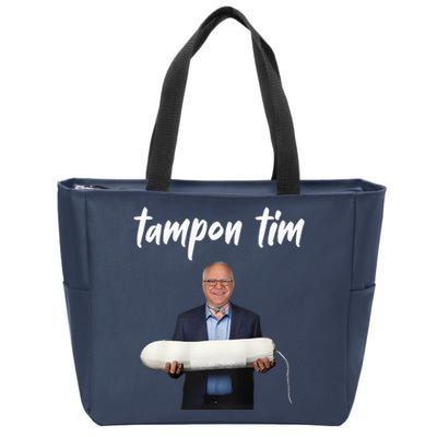 Tampon Tim Funny Tim Walz Joke Zip Tote Bag