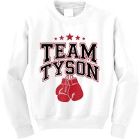 Team Tyson Family Personalized Name Vintage Kids Sweatshirt