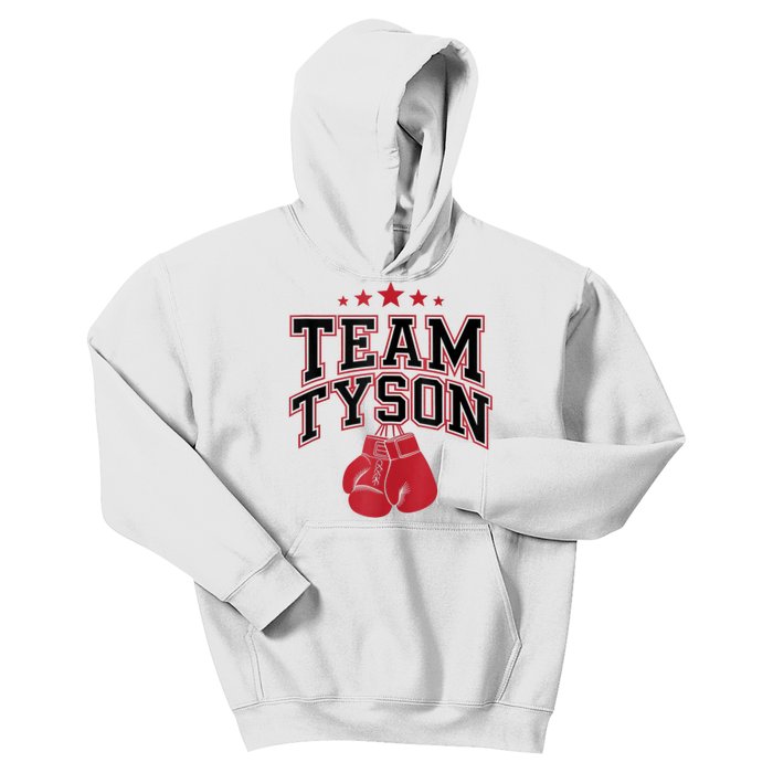 Team Tyson Family Personalized Name Vintage Kids Hoodie