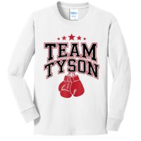 Team Tyson Family Personalized Name Vintage Kids Long Sleeve Shirt