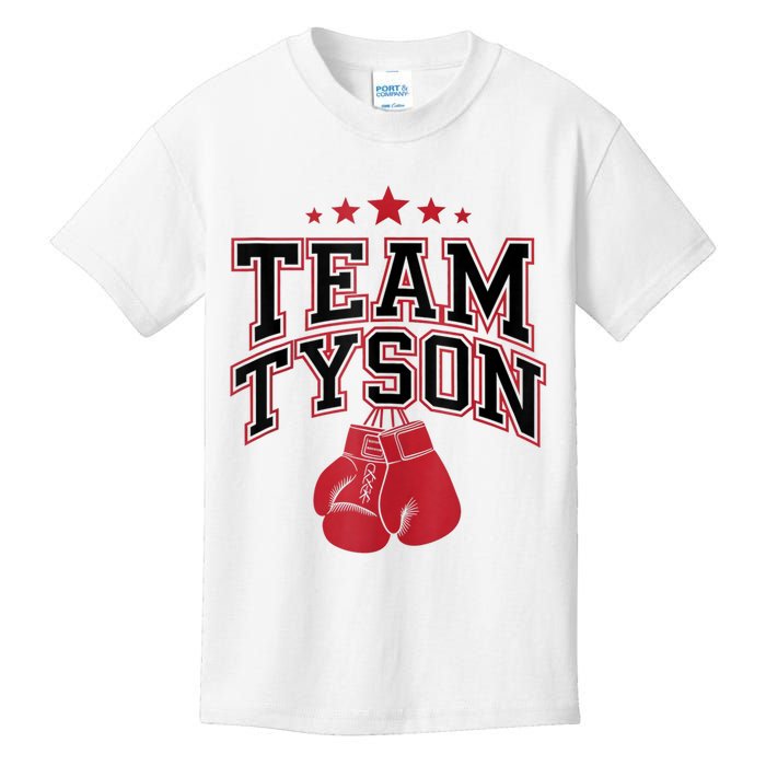 Team Tyson Family Personalized Name Vintage Kids T-Shirt