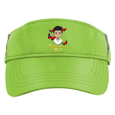 Taiwan Taiwanese Flag Proud Princess Butterfly Gift Adult Drive Performance Visor