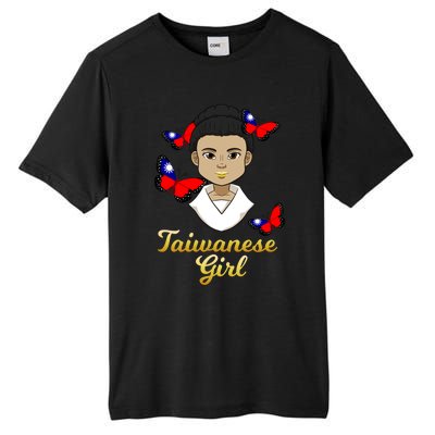 Taiwan Taiwanese Flag Proud Princess Butterfly Gift Tall Fusion ChromaSoft Performance T-Shirt