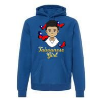 Taiwan Taiwanese Flag Proud Princess Butterfly Gift Premium Hoodie