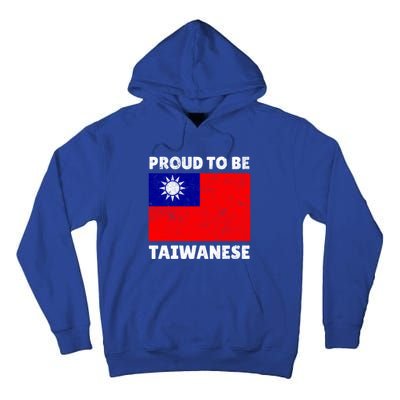 Taiwan Taiwanese Flag Proud Heart Love Vintage Cute Gift Tall Hoodie