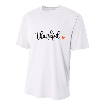 Thankful Thanksgiving Fall Vibes Halloween Autumn Gift Youth Performance Sprint T-Shirt