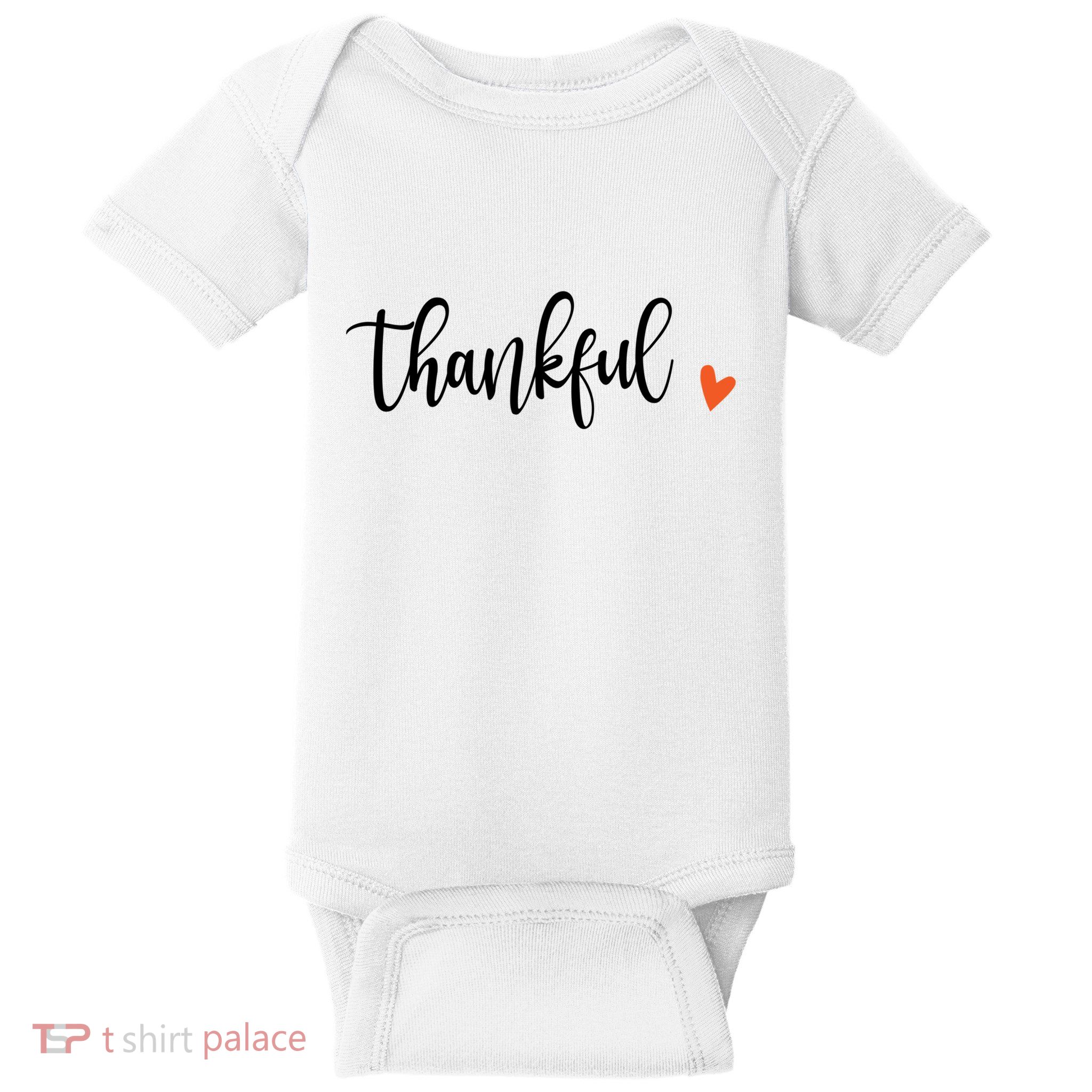 Thankful Thanksgiving Fall Vibes Halloween Autumn Gift Baby Bodysuit