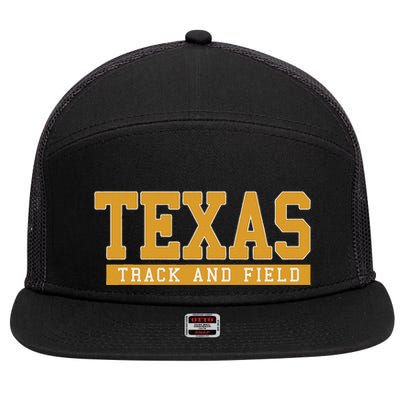 Texas Track & Field 7 Panel Mesh Trucker Snapback Hat