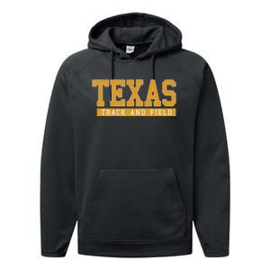 Texas Track & Field Performance Fleece Hoodie