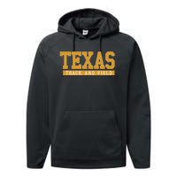 Texas Track & Field Performance Fleece Hoodie