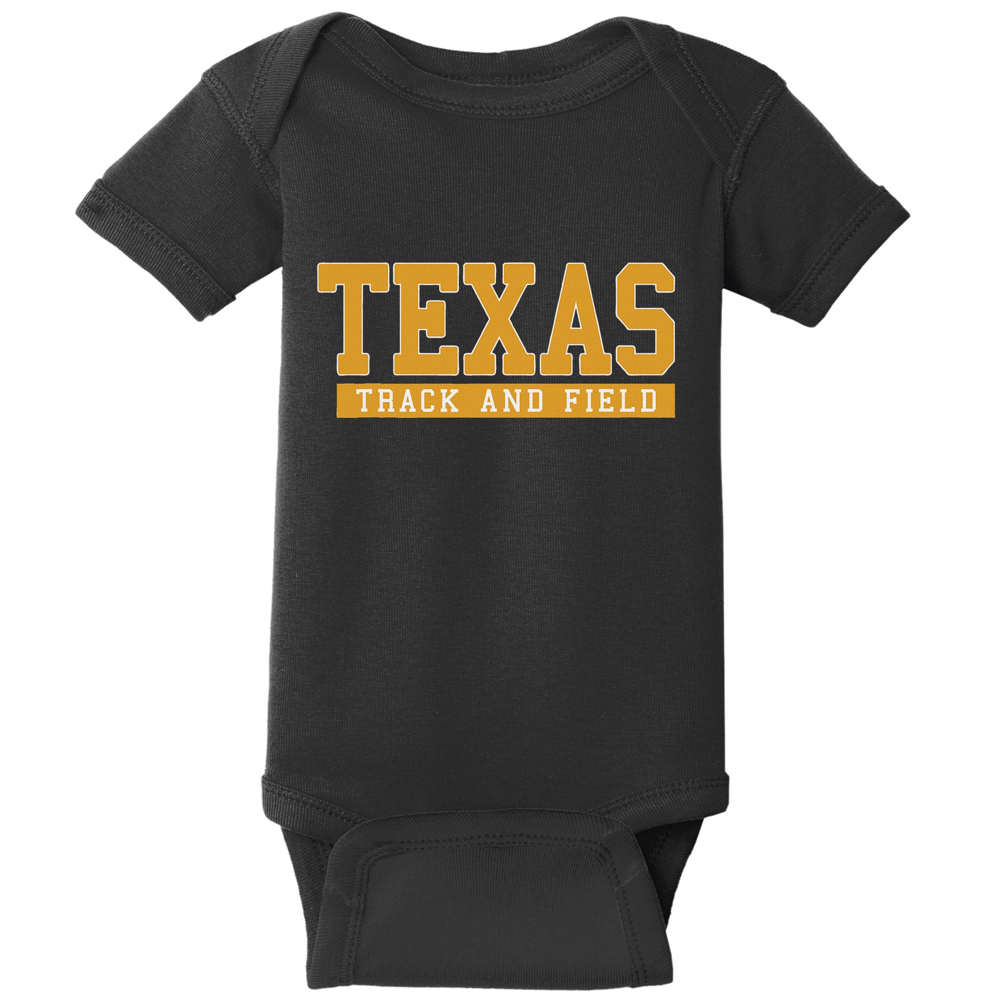 Texas Track & Field Baby Bodysuit