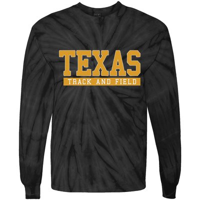 Texas Track & Field Tie-Dye Long Sleeve Shirt