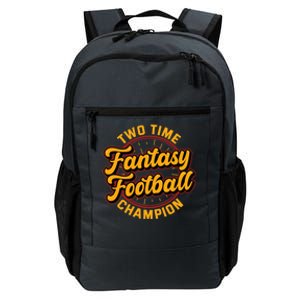 Two Time Fantasy Football Champion Champ League Draft Party Premium Daily Commute Backpack