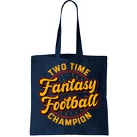 Two Time Fantasy Football Champion Champ League Draft Party Premium Tote Bag