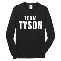 Team Tyson Family Personalized Name Vintage Tyson Tall Long Sleeve T-Shirt