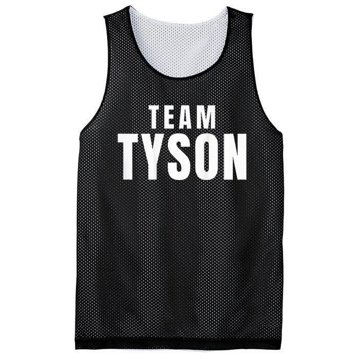 Team Tyson Family Personalized Name Vintage Tyson Mesh Reversible Basketball Jersey Tank