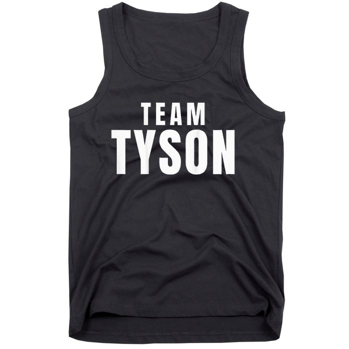 Team Tyson Family Personalized Name Vintage Tyson Tank Top