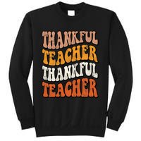 Thankful Teacher Fall Thanksgiving Elementary Classroom Sweatshirt