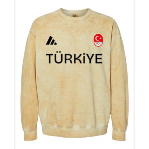 Turkiye Turkey Flag Turkish Shooting Team Sports Colorblast Crewneck Sweatshirt