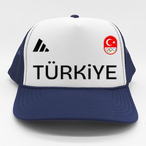 Turkiye Turkey Flag Turkish Shooting Team Sports Trucker Hat