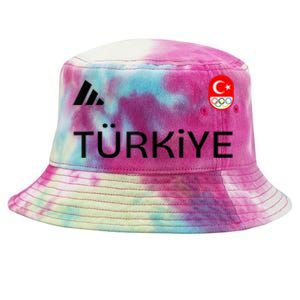 Turkiye Turkey Flag Turkish Shooting Team Sports Tie-Dyed Bucket Hat