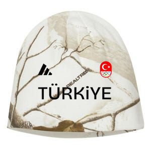 Turkiye Turkey Flag Turkish Shooting Team Sports Kati - Camo Knit Beanie