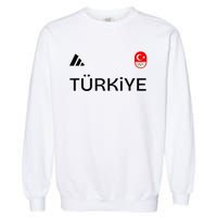 Turkiye Turkey Flag Turkish Shooting Team Sports Garment-Dyed Sweatshirt