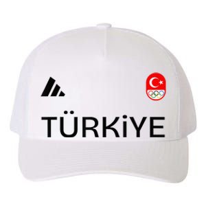 Turkiye Turkey Flag Turkish Shooting Team Sports Yupoong Adult 5-Panel Trucker Hat