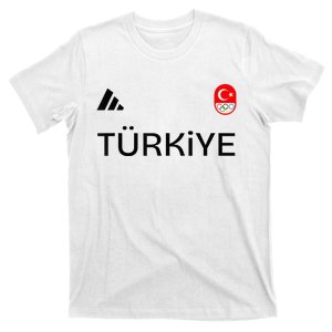 Turkiye Turkey Flag Turkish Shooting Team Sports T-Shirt