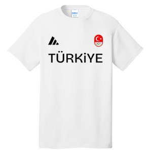 Turkiye Turkey Flag Turkish Shooting Team Sports Tall T-Shirt