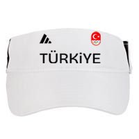 Turkiye Turkey Flag Turkish Shooting Team Sports Adult Drive Performance Visor