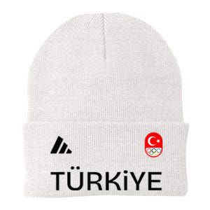 Turkiye Turkey Flag Turkish Shooting Team Sports Knit Cap Winter Beanie