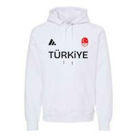 Turkiye Turkey Flag Turkish Shooting Team Sports Premium Hoodie