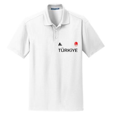 Turkiye Turkey Flag Turkish Shooting Team Sports Dry Zone Grid Polo