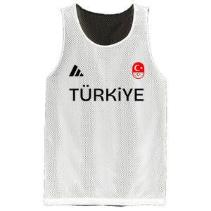 Turkiye Turkey Flag Turkish Shooting Team Sports Mesh Reversible Basketball Jersey Tank