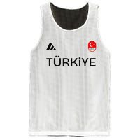 Turkiye Turkey Flag Turkish Shooting Team Sports Mesh Reversible Basketball Jersey Tank