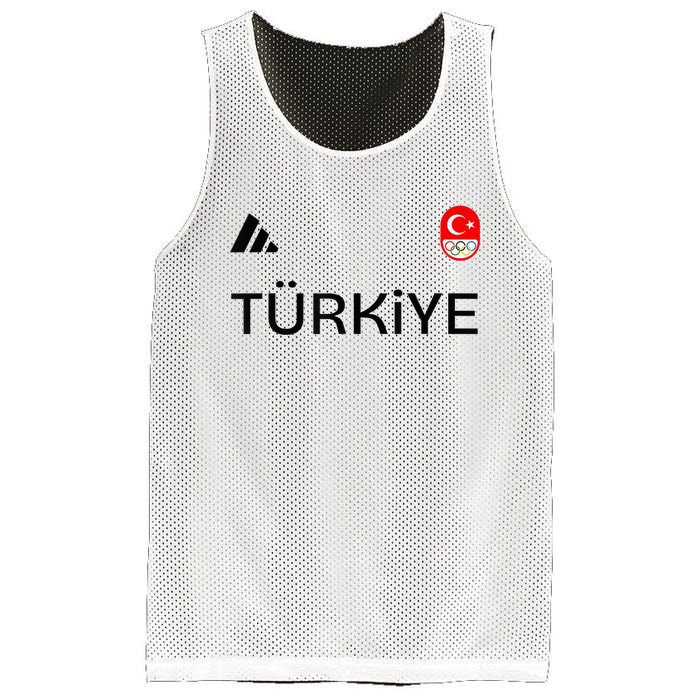 Turkiye Turkey Flag Turkish Shooting Team Sports Mesh Reversible Basketball Jersey Tank