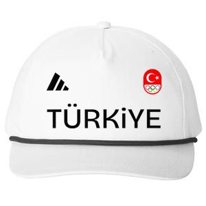 Turkiye Turkey Flag Turkish Shooting Team Sports Snapback Five-Panel Rope Hat